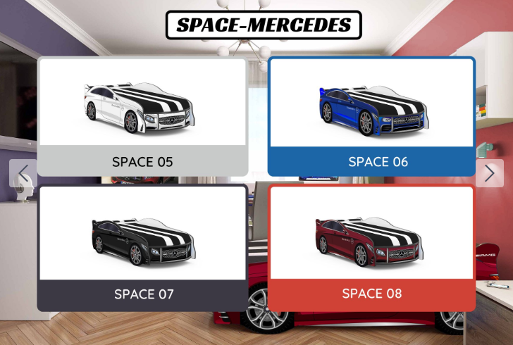 Детская кроватка авто SPACE MERCEDES SPACE 05  фото